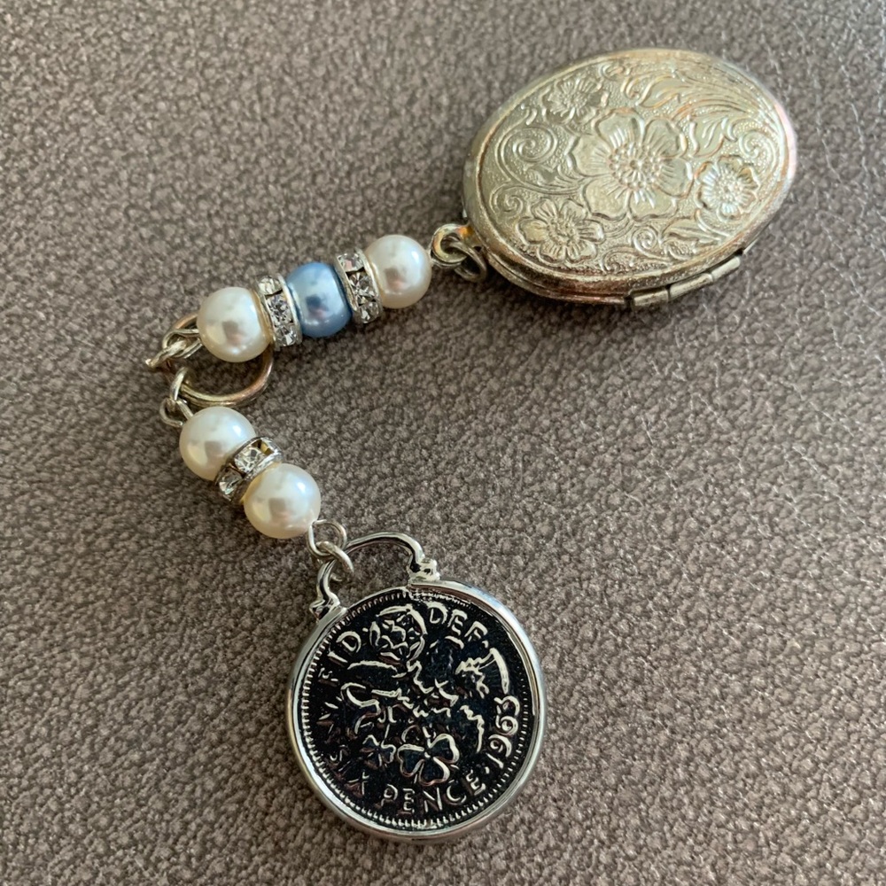 Six pence locket
